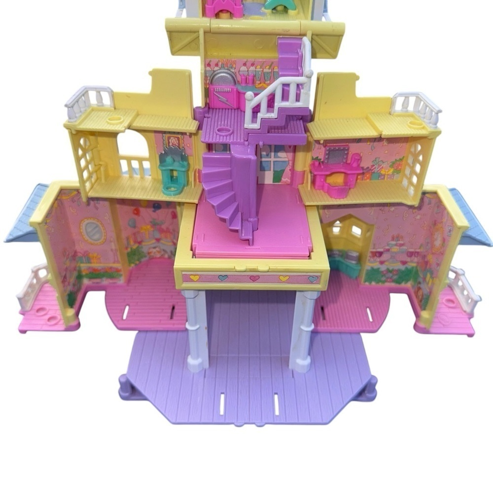 1995 Polly Pocket Pop-Up Party Play House Clubhouse ONLY Bluebird Toys 3 Stories - Picture 8 of 12